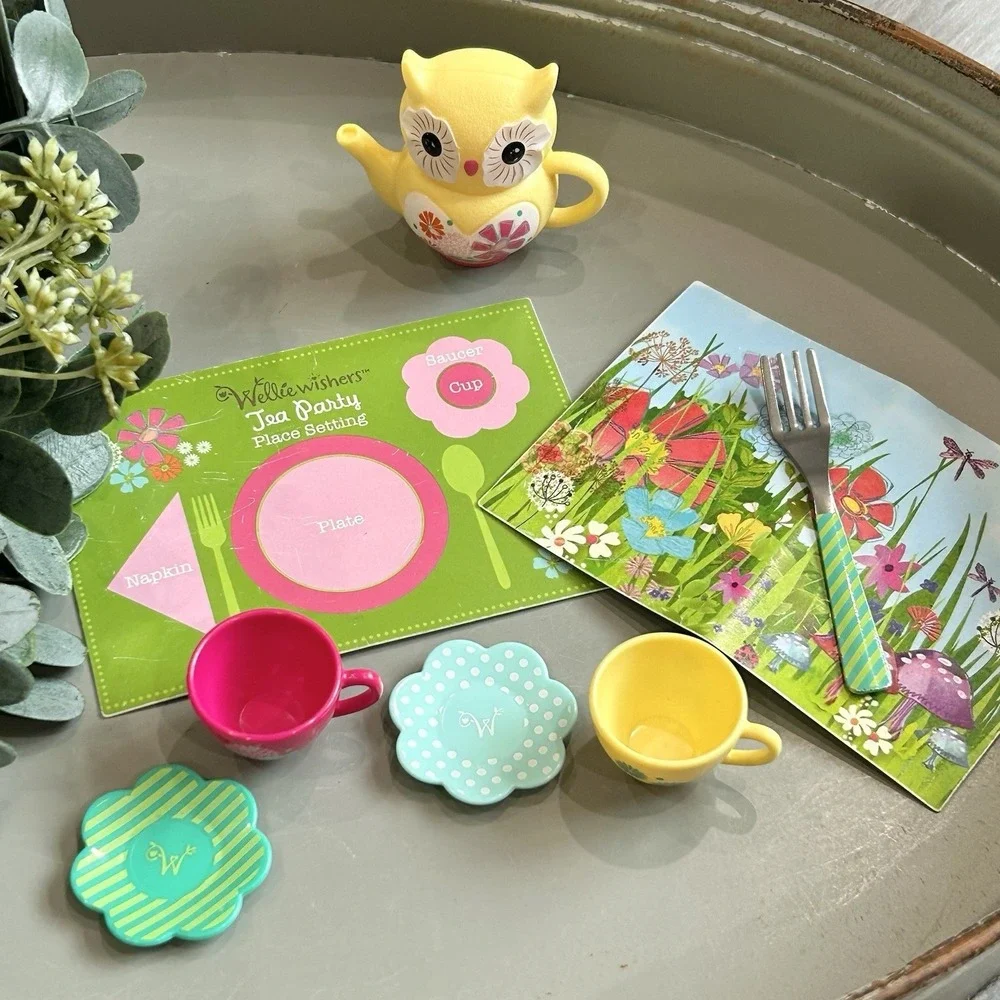 American Girl WellieWishers Tea for Two Party Set‎ 2016 RETIRED Replacements